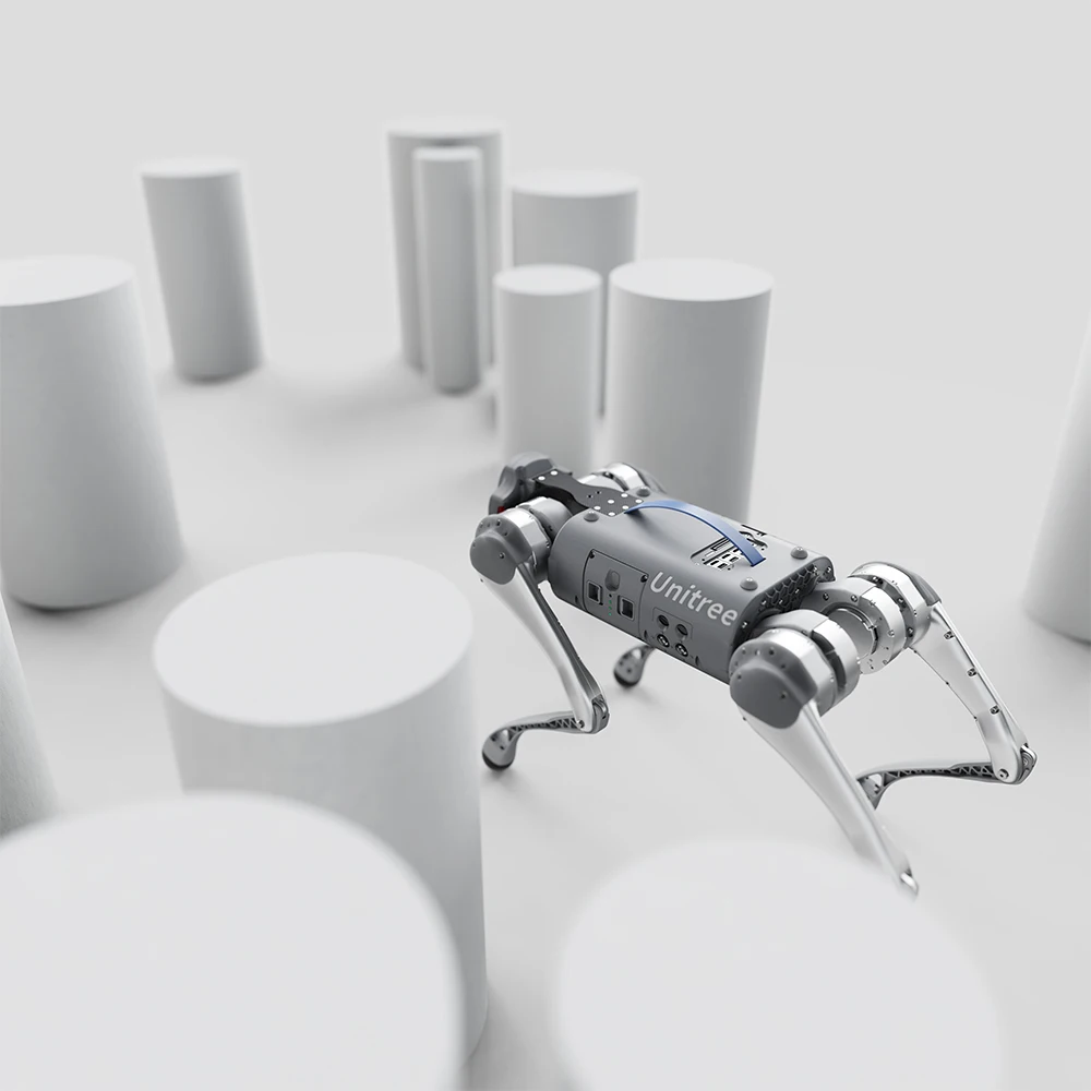 Технология Dog Unitree Сопровождающий искусственный интеллект Бионический Сопровождающий Интеллектуальный робот Go1 Четвероногий Робот-собака Изображение 2