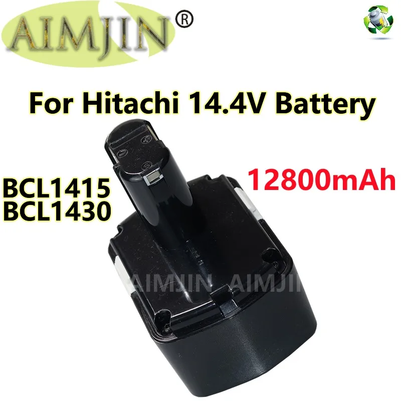 Последнее Обновление 14,4 В 12800 мАч Сменный Аккумулятор Для Электроинструмента Hitachi BCL1430 CJ14DL DH14DL EBL1430 BCL1415 Изображение 0