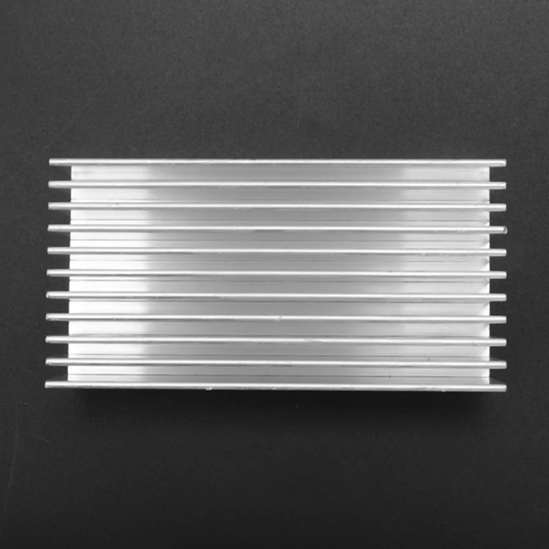 Серебристый алюминиевый радиатор радиатора 100x50x30 мм Изображение 4