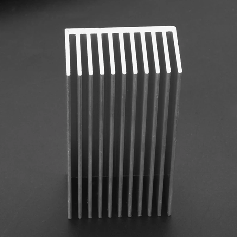 Серебристый алюминиевый радиатор радиатора 100x50x30 мм Изображение 5