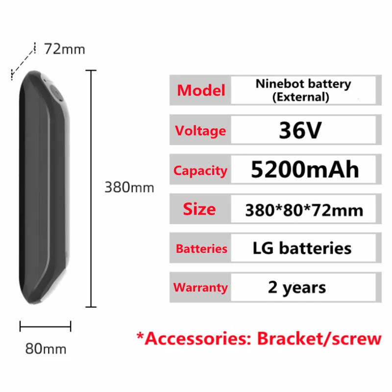 2023 100% Оригинал Для Ninebot ES1 ES2 ES4 battery Smart Electric Scooter Внутренняя батарея В сборе 5200 мАч Мощность для скейтборда Изображение 4