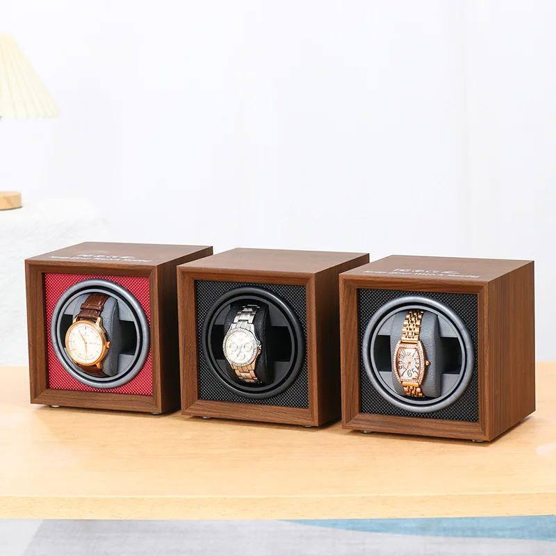 Роскошная Брендовая Деревянная Коробка Для Намотки Часов Высокого Класса с 1 Слотом Для Автоматических Часов с Ящиком Для Хранения Часов Mabuchi Moto Watch Cabinet Изображение 1