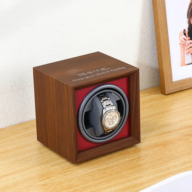 Роскошная Брендовая Деревянная Коробка Для Намотки Часов Высокого Класса с 1 Слотом Для Автоматических Часов с Ящиком Для Хранения Часов Mabuchi Moto Watch Cabinet Изображение 2