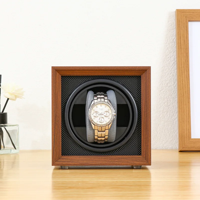 Роскошная Брендовая Деревянная Коробка Для Намотки Часов Высокого Класса с 1 Слотом Для Автоматических Часов с Ящиком Для Хранения Часов Mabuchi Moto Watch Cabinet Изображение 3