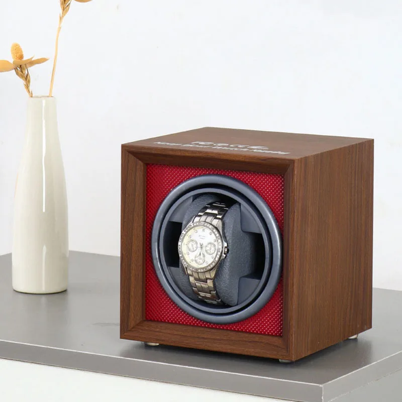 Роскошная Брендовая Деревянная Коробка Для Намотки Часов Высокого Класса с 1 Слотом Для Автоматических Часов с Ящиком Для Хранения Часов Mabuchi Moto Watch Cabinet Изображение 5