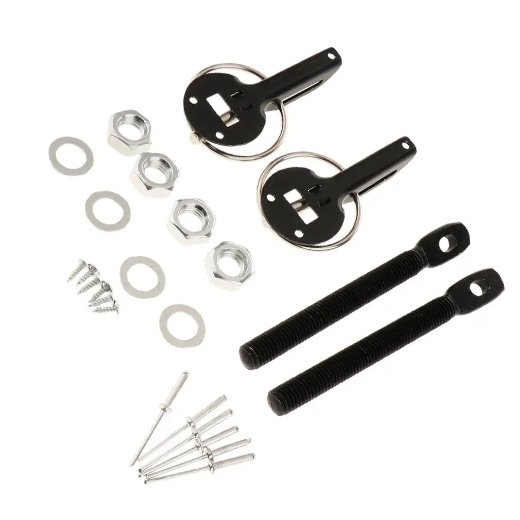 Комплект защелок для ключей из легированного металла/набор универсальных штифтов для крепления капота на капоте Изображение 2
