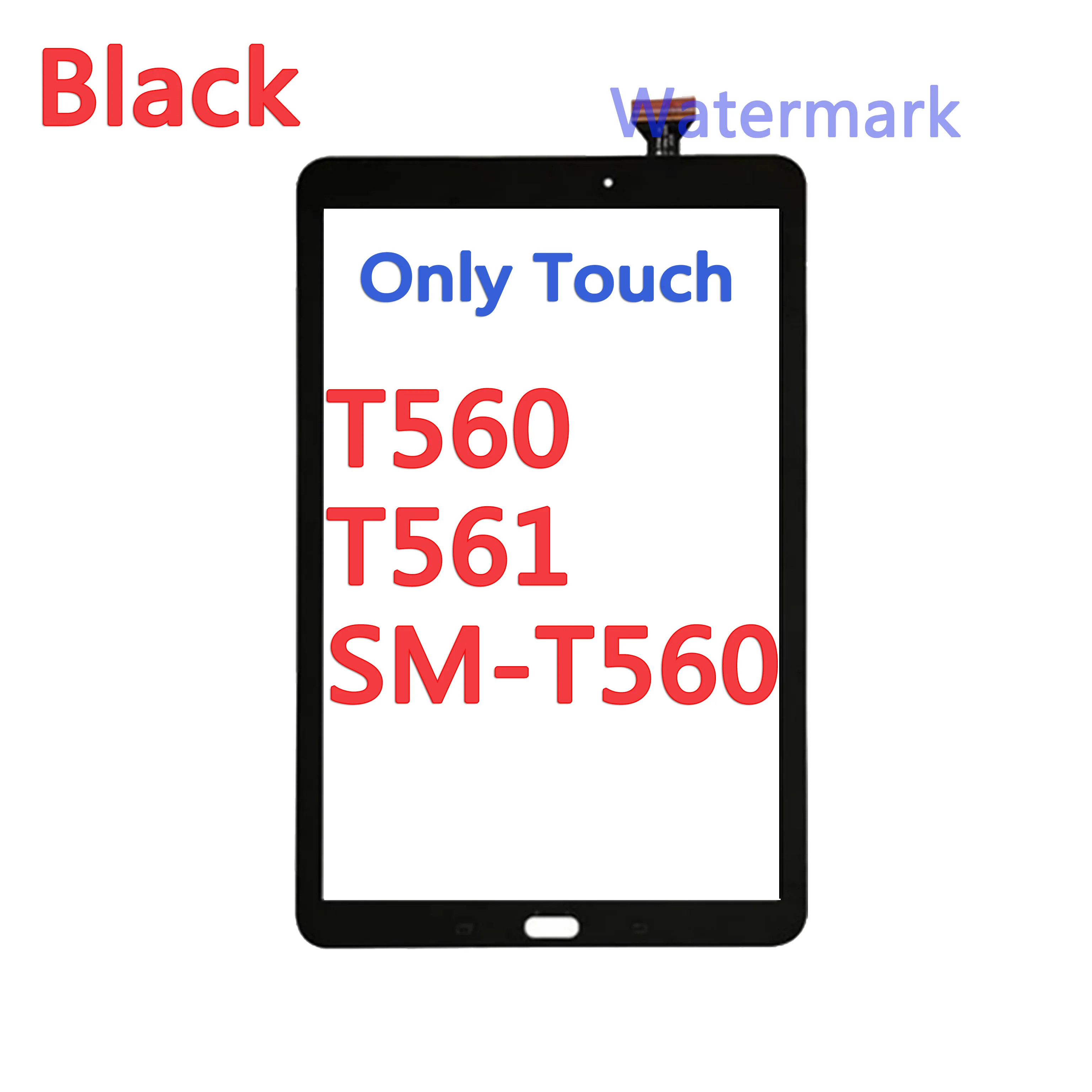 10 ШТ. Для Samsung Galaxy Tab E 9.6 SM-T560 SM-T561 T560 T561 Сенсорный Экран Дигитайзер Панель Планшета Переднее Стекло Запчасти Для Ремонта Изображение 1