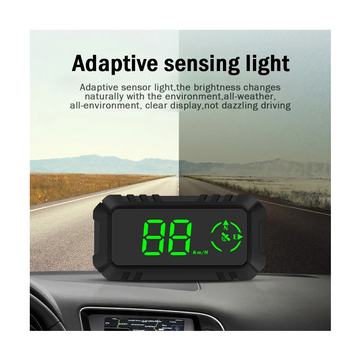 Универсальный автомобильный HUD G7, автомобильный GPS, головной дисплей, Указатель скорости, измеритель скорости, расходные материалы для автомобилей Изображение 0
