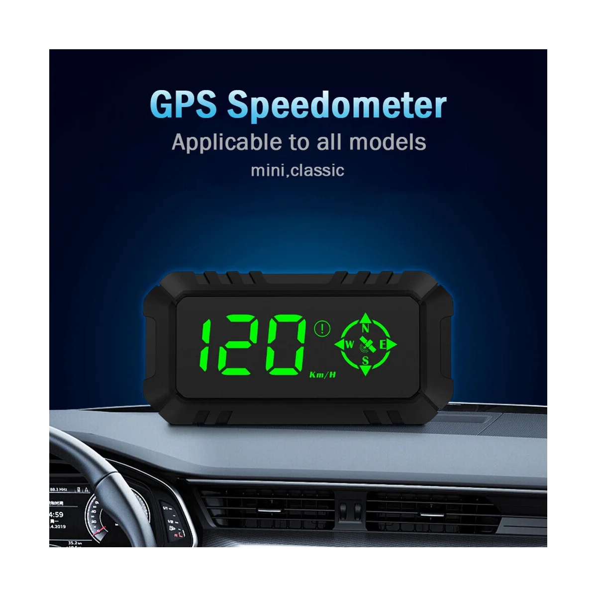 Универсальный автомобильный HUD G7, автомобильный GPS, головной дисплей, Указатель скорости, измеритель скорости, расходные материалы для автомобилей Изображение 2