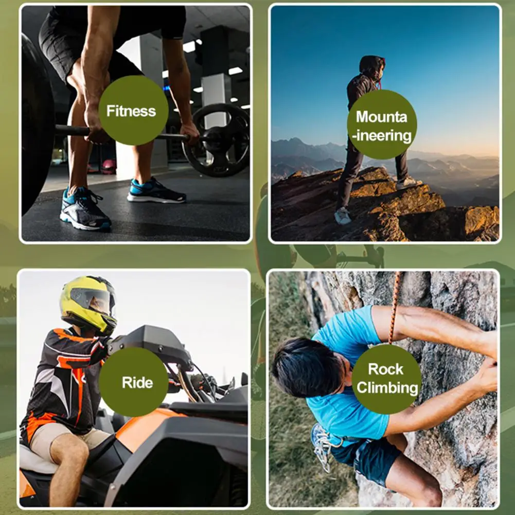 Перчатки для альпинизма Улучшают тренировку благодаря нескользящим дышащим перчаткам для фитнеса для силовых тренировок, тяжелой атлетики на открытом воздухе Изображение 0