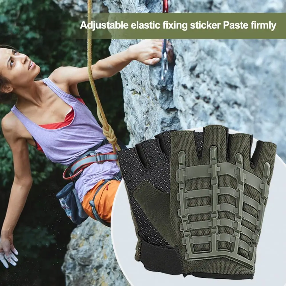 Перчатки для альпинизма Улучшают тренировку благодаря нескользящим дышащим перчаткам для фитнеса для силовых тренировок, тяжелой атлетики на открытом воздухе Изображение 2
