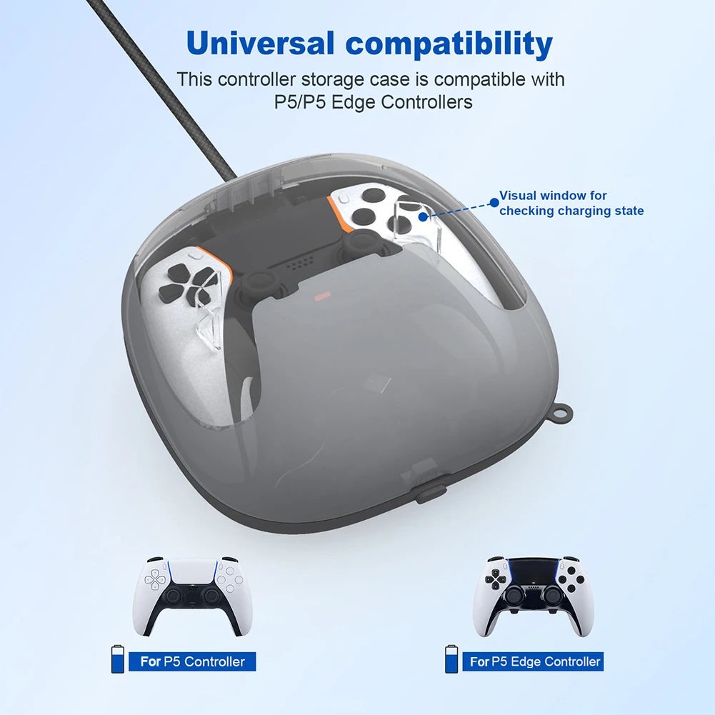 Сумка для портативного контроллера для Playstation 5, защитный чехол для геймпада, чехол для хранения игровой консоли, чехол для переноски на открытом воздухе для PS5 Изображение 2