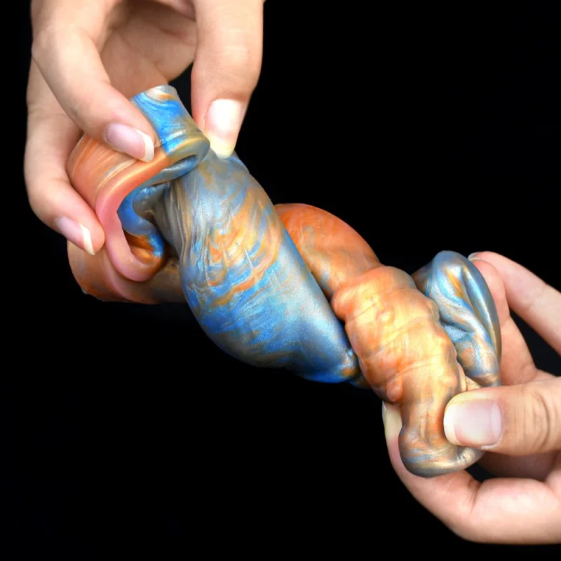 Силиконовый рукав для пениса Fantasy Dragon Cock Shapes С открытым ртом, эротические секс-игрушки для мужчин, увеличивающие пенис Изображение 4