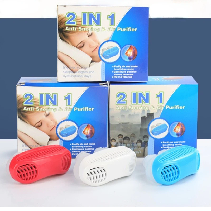 Силиконовые расширители носа от храпа, зажим для носа от храпа, лоток для сна, Снотворное, ночное устройство для защиты от апноэ Изображение 0