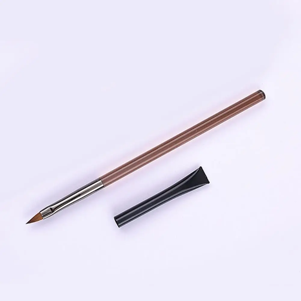 Практичная ручка для рисования ногтей, удобная в удержании Акриловая ручка-конструктор для дизайна ногтей, изысканная ручка для маникюра, аксессуары для ногтей Изображение 4