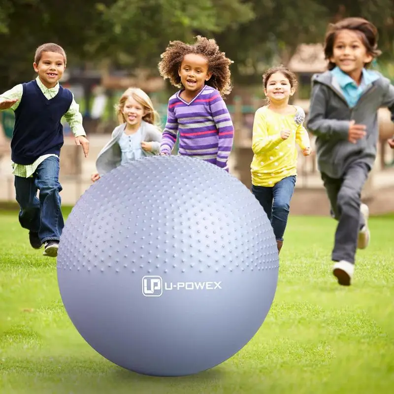 Противоскользящий мяч для йоги, мячи для фитнеса, спортивный Пилатес, фитбол, тренировка, Массажный мяч, тренажерный зал для детей Изображение 0