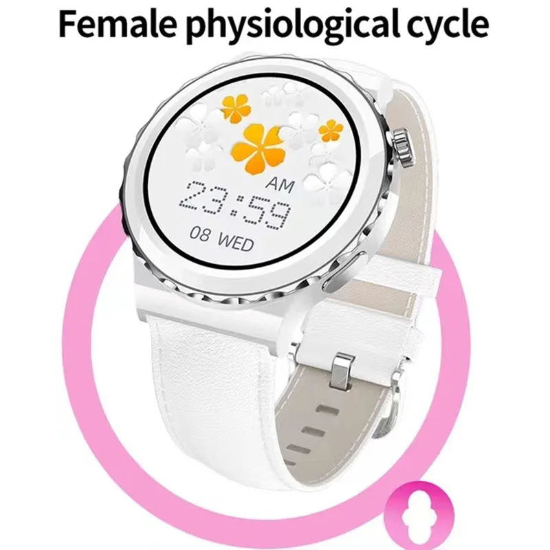 Модные умные часы женские NFC AMOLED Bluetooth Часы для звонков Мужские пульсометры Водонепроницаемые умные часы для Huawei Мужские часы Изображение 1