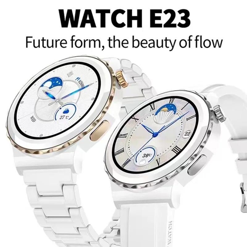 Модные умные часы женские NFC AMOLED Bluetooth Часы для звонков Мужские пульсометры Водонепроницаемые умные часы для Huawei Мужские часы Изображение 5