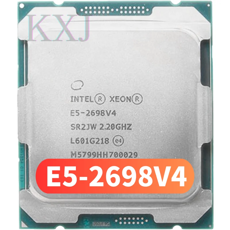 OEM-версия Xeon E5-2698V4 E5 2698V4 CPU Процессор 2,20 ГГц с 20 ядрами 50M E5-2698 V4 FCLGA2011-3 135 Вт E5 2698V4 Изображение 0