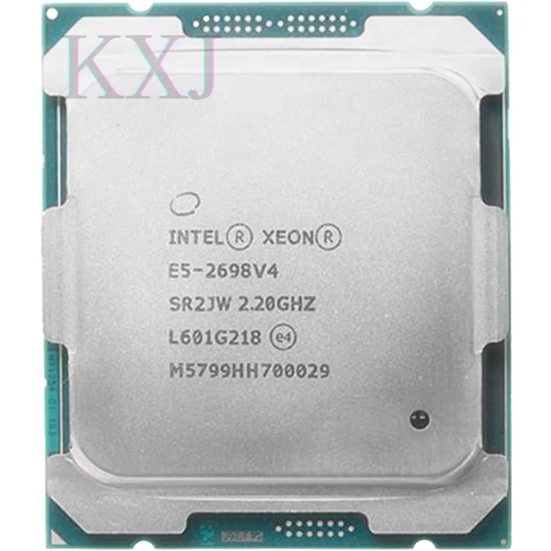 OEM-версия Xeon E5-2698V4 E5 2698V4 CPU Процессор 2,20 ГГц с 20 ядрами 50M E5-2698 V4 FCLGA2011-3 135 Вт E5 2698V4 Изображение 1