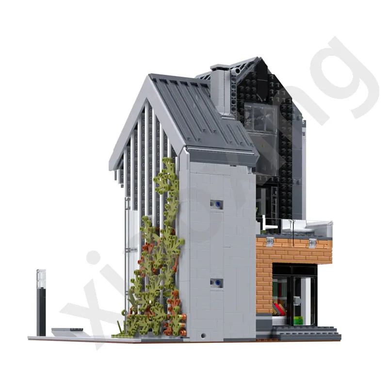 10182 Творческая библиотека Строительные блоки Стиль City Street View Building Строительные Блоки Модель Здания для взрослых Строительные Игрушки Изображение 4