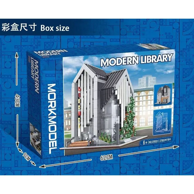 10182 Творческая библиотека Строительные блоки Стиль City Street View Building Строительные Блоки Модель Здания для взрослых Строительные Игрушки Изображение 5