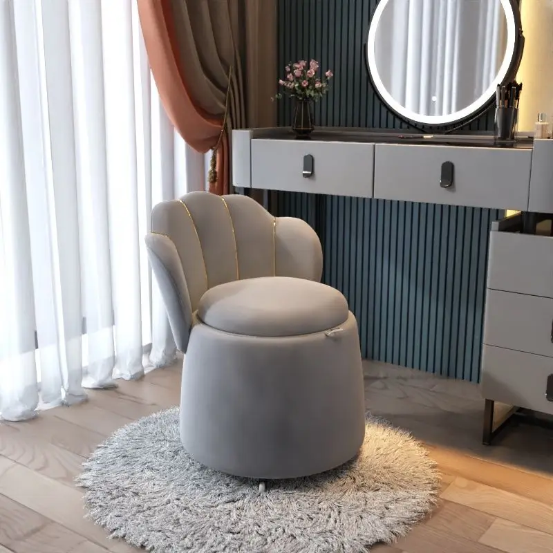 Напольный стул для гардеробной, модный дизайнерский Роскошный стул для отдыха, модный стул для спальни, минималистичные шезлонги со спинкой, мебель для дома Salle Manger Изображение 0
