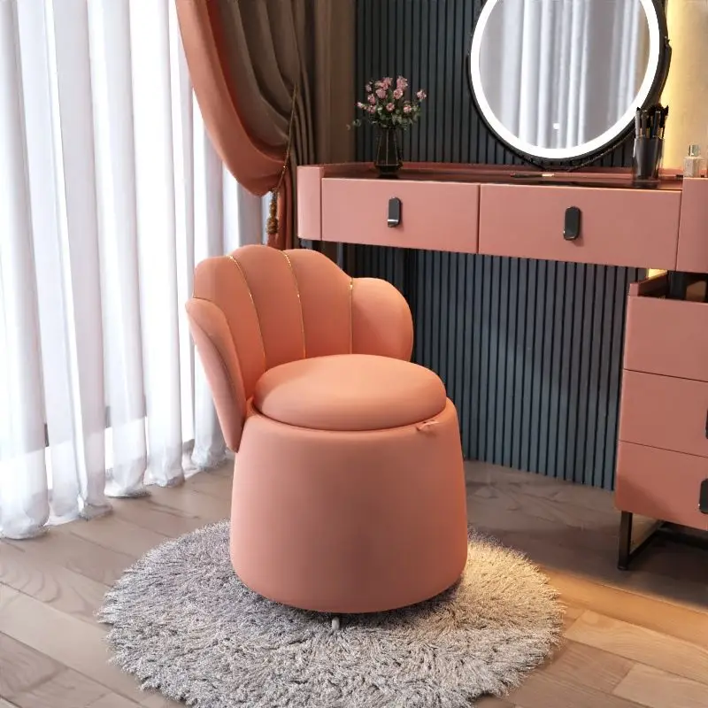 Напольный стул для гардеробной, модный дизайнерский Роскошный стул для отдыха, модный стул для спальни, минималистичные шезлонги со спинкой, мебель для дома Salle Manger Изображение 1