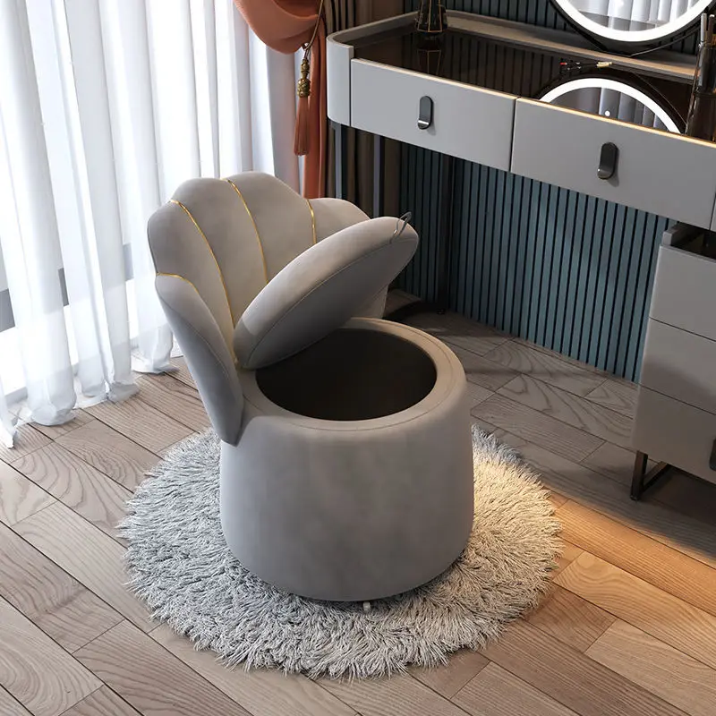 Напольный стул для гардеробной, модный дизайнерский Роскошный стул для отдыха, модный стул для спальни, минималистичные шезлонги со спинкой, мебель для дома Salle Manger Изображение 2