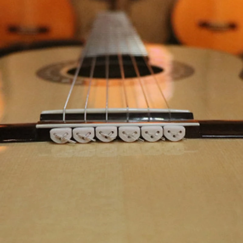 21X Гитарная Струна Треугольный Аккордовый Галстук Для Струнных Инструментов Аксессуары для акустической гитары Изображение 3