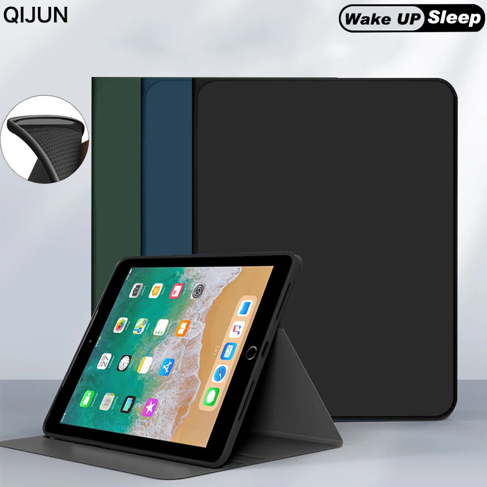 Для iPad 10.2 Чехол 7/8/9 поколения Чехол для 9.7 5/6/10 Air 1 2 Pro 11 Air 4/5 10.9 Mini 3 4 5 6 Пробуждение от сна funda Изображение 0