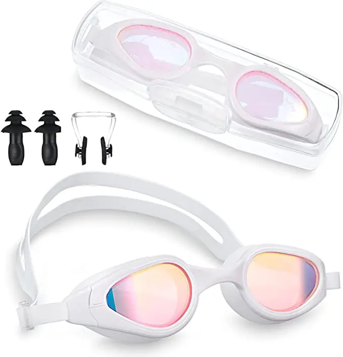 Плавательные очки Для серфинга Профессиональные взрослые Противотуманные очки Женщины Мужчины Изображение 3