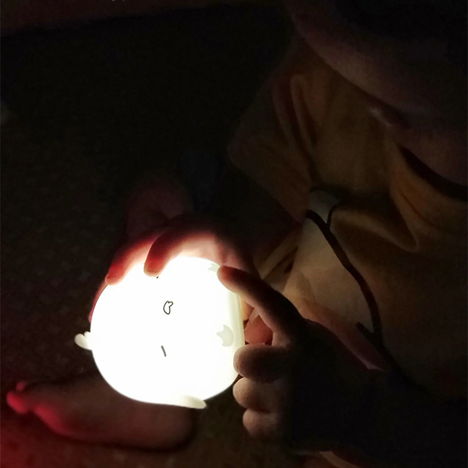 3 Шт. Милый Ночник для Детской Комнаты Mini Chick Силиконовая Мягкая Лампа Baby Night Light для Детской Комнаты Kawaii Stuff Room Decor для Изображение 1