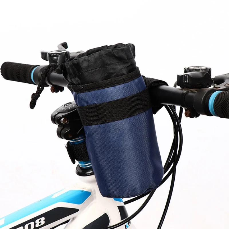Сумка для велосипедной бутылки с водой для велосипеда Brompton, сумка для переноски велосипедной бутылки с водой, сумка для руля MTB велосипеда, аксессуары для воды Изображение 4