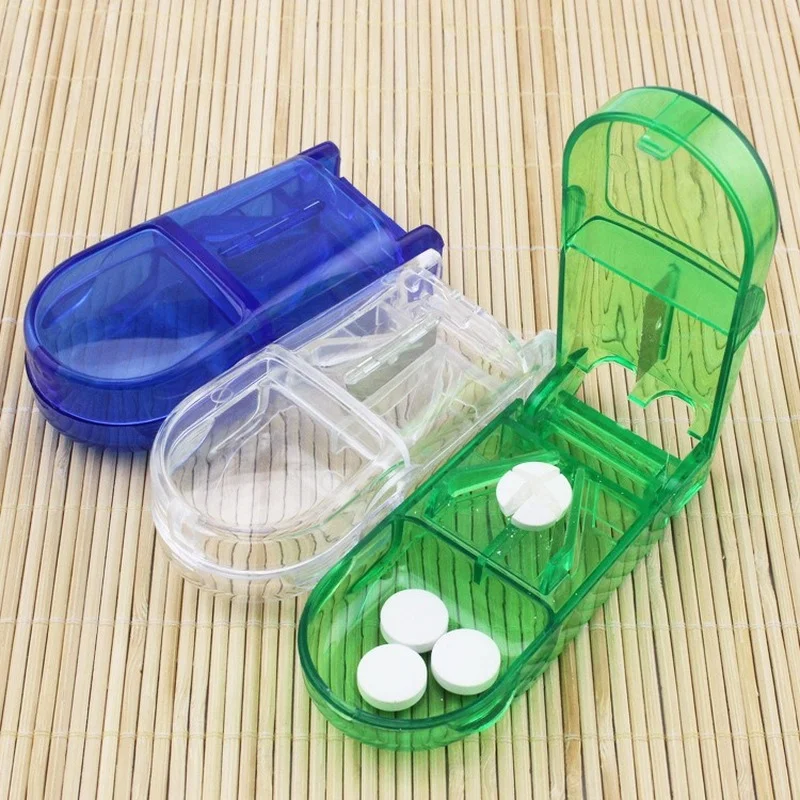 Складная коробка для витаминных таблеток, футляр-органайзер, контейнер для таблеток, Органайзер для хранения лекарств Изображение 0