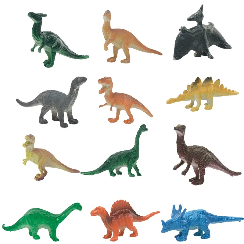 Набор игрушек-динозавров-симуляторов Barrel 12, моделирующие маленькую модель динозавра, украшения, Модель динозавра, Детские игрушки, подарок на день рождения Изображение 2