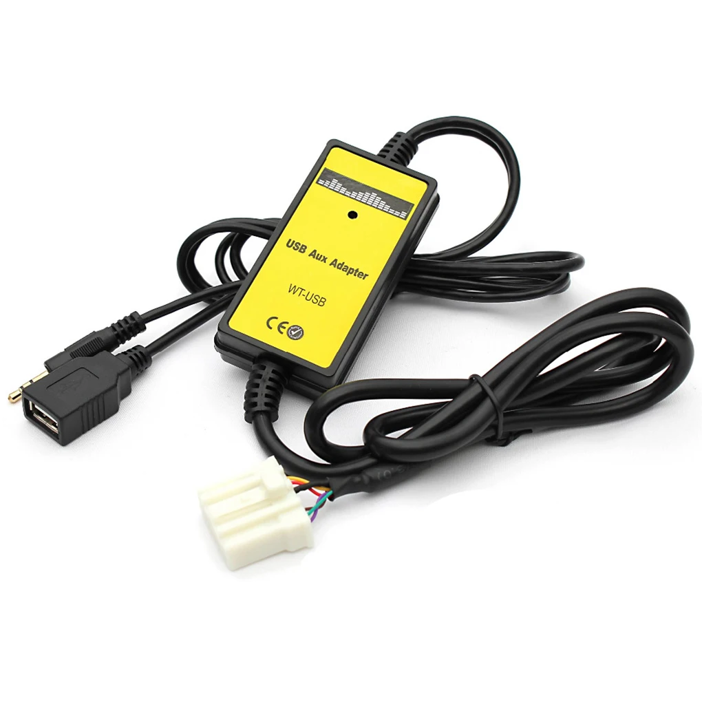Автомобильный аудио AUX USB адаптер 3,5 мм CD-чейнджер Smart Без помех сигнала MP3 MP4 Замена цифрового кабеля для передачи данных для CX7 Изображение 0
