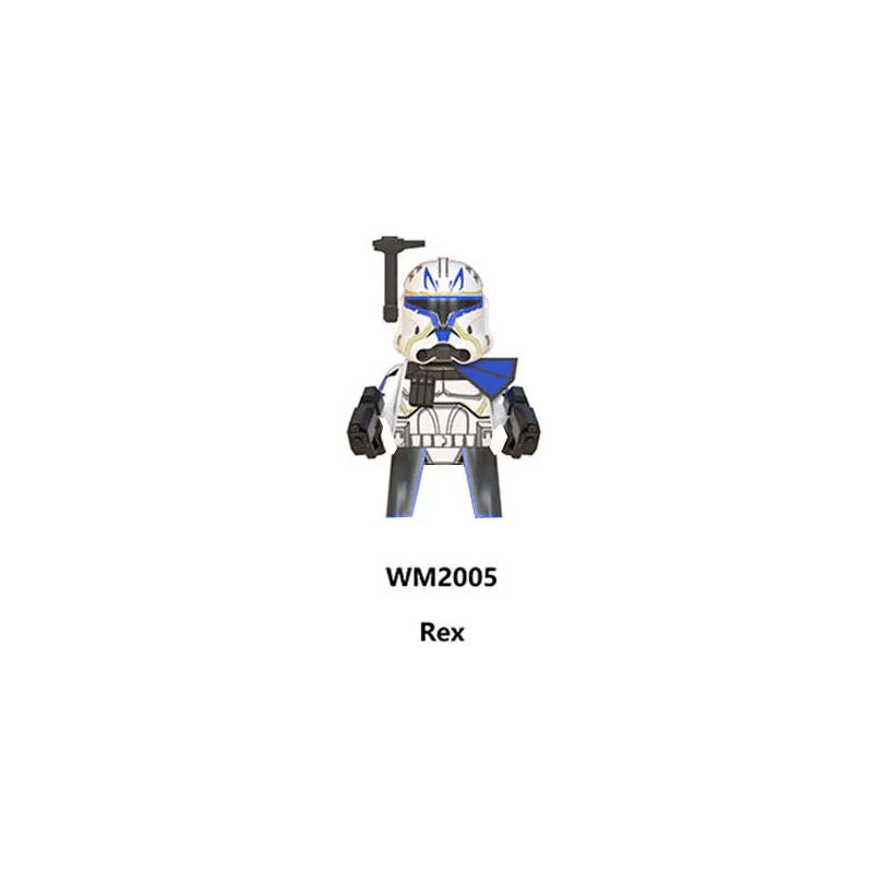 WM6095 Солдат-клон, фигурка мини-робота, Строительные кирпичи BB8, строительные блоки из мелких частиц, игрушки, минифигурки из аниме для мальчиков Изображение 2