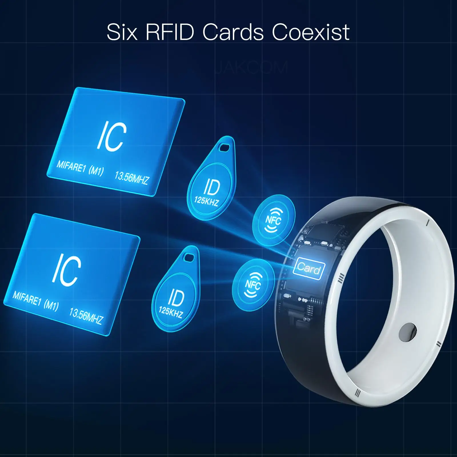 Смарт-кольцо JAKCOM R5 Новее, чем rfid legic электронный чип наклейка nfc заводская мини-бирка 164 метки для мобильных телефонов sticker print chiping Изображение 1