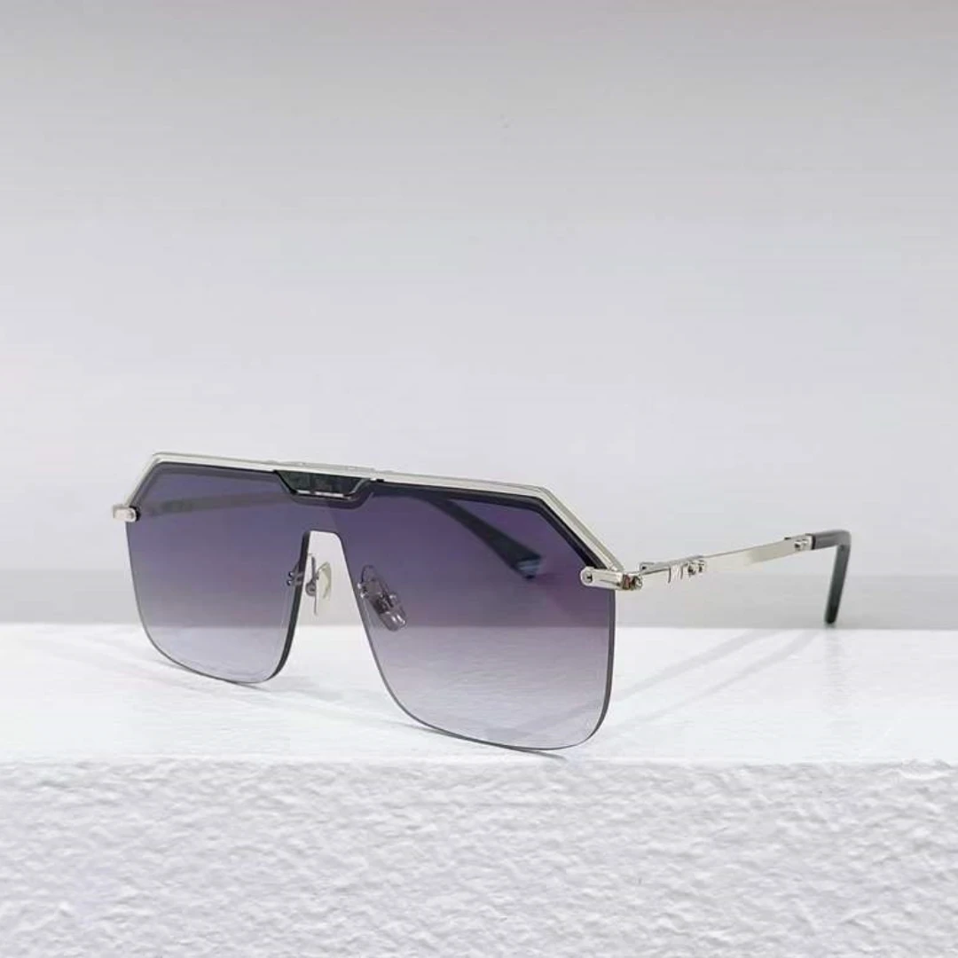 Роскошные модные винтажные солнцезащитные очки H039 в стиле ретро, квадратные, без оправы, с одним встроенным объективом, женские, мужские, AA + Высокого качества Изображение 5