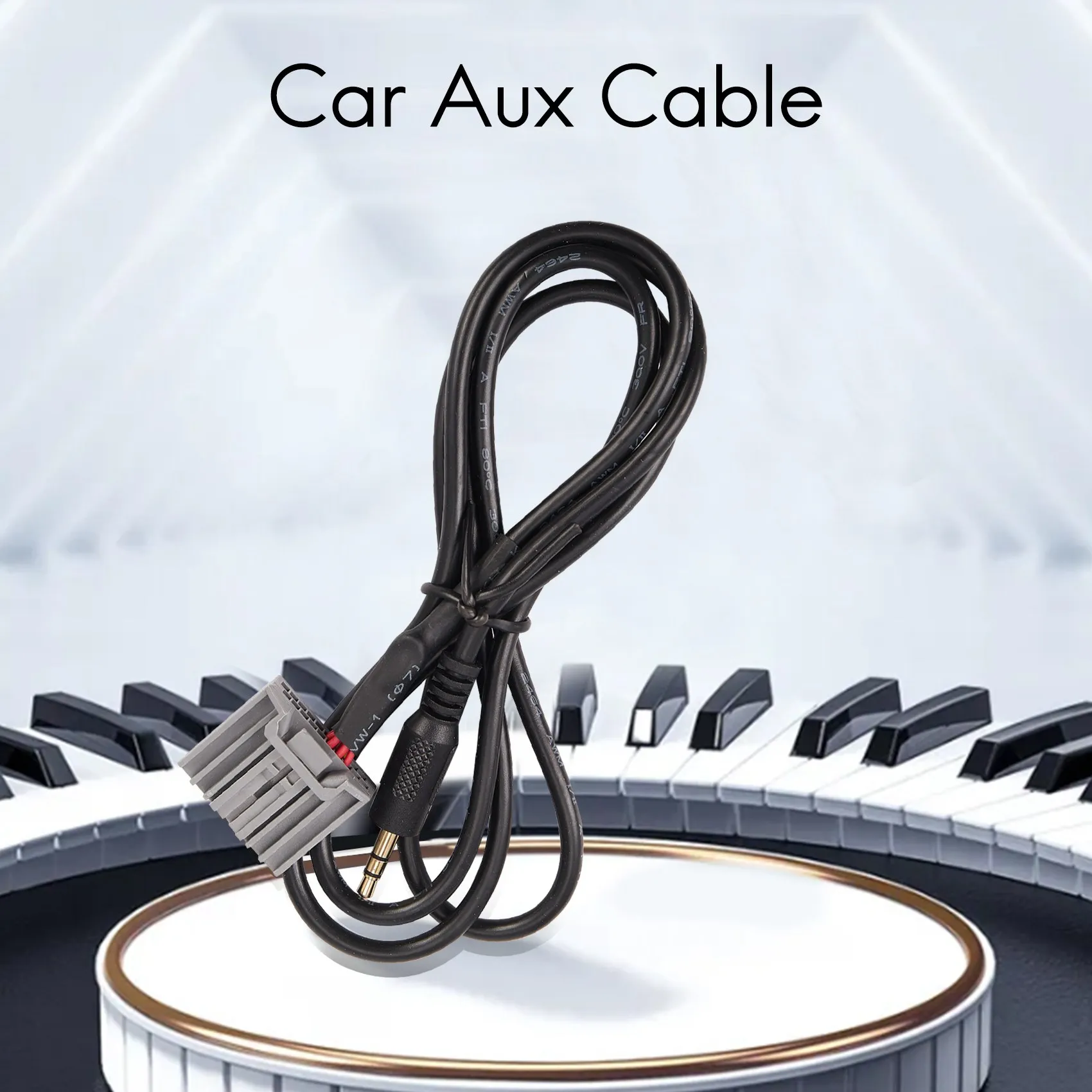3,5 мм аудио автомобильный кабель-адаптер GPS AUX для Honda Civic 2006-2013 Входной разъем Изображение 5
