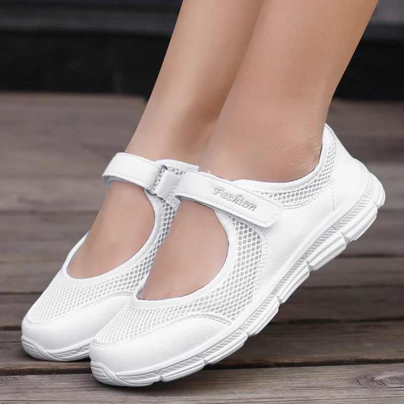 Женская обувь; Модная дышащая повседневная обувь; Летняя новинка 2023 года; Обувь на плоской подошве; Легкая и удобная обувь для ходьбы; Изображение 0