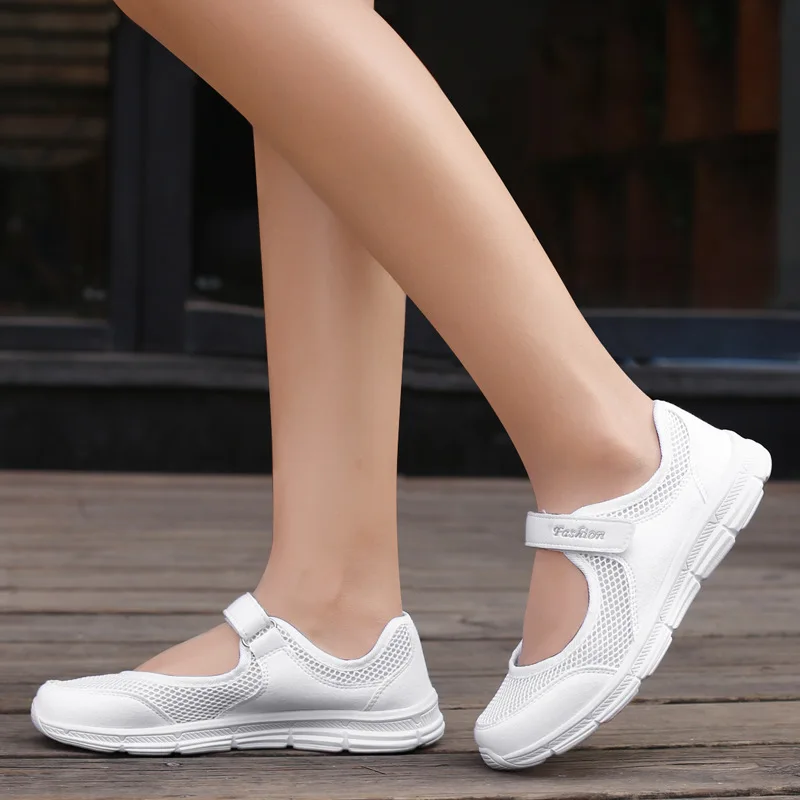 Женская обувь; Модная дышащая повседневная обувь; Летняя новинка 2023 года; Обувь на плоской подошве; Легкая и удобная обувь для ходьбы; Изображение 3
