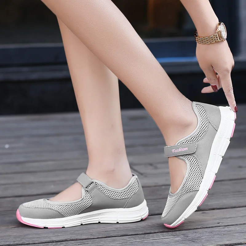 Женская обувь; Модная дышащая повседневная обувь; Летняя новинка 2023 года; Обувь на плоской подошве; Легкая и удобная обувь для ходьбы; Изображение 5