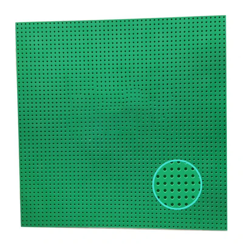 Опорная плита 50 x 50 точек, строительные блоки с элементами LEGOED MOC, опорная плита, маленькие кирпичики для создания пиксельной графики, детская игрушка Изображение 1