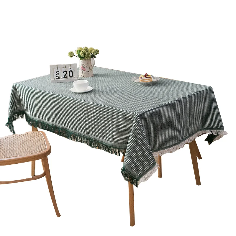 prostokątny stół do jadalni obrusFrancuski minimalistyczny nowoczesny obrus wodoodporny mata Изображение 4