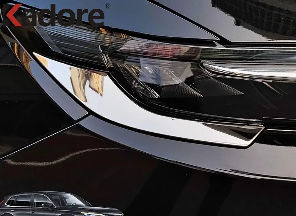 Для Honda CRV CR-V 2023 2024, Накладка на крышку головного света, полоски для бровей, стайлинг автомобиля из нержавеющей стали Изображение 1