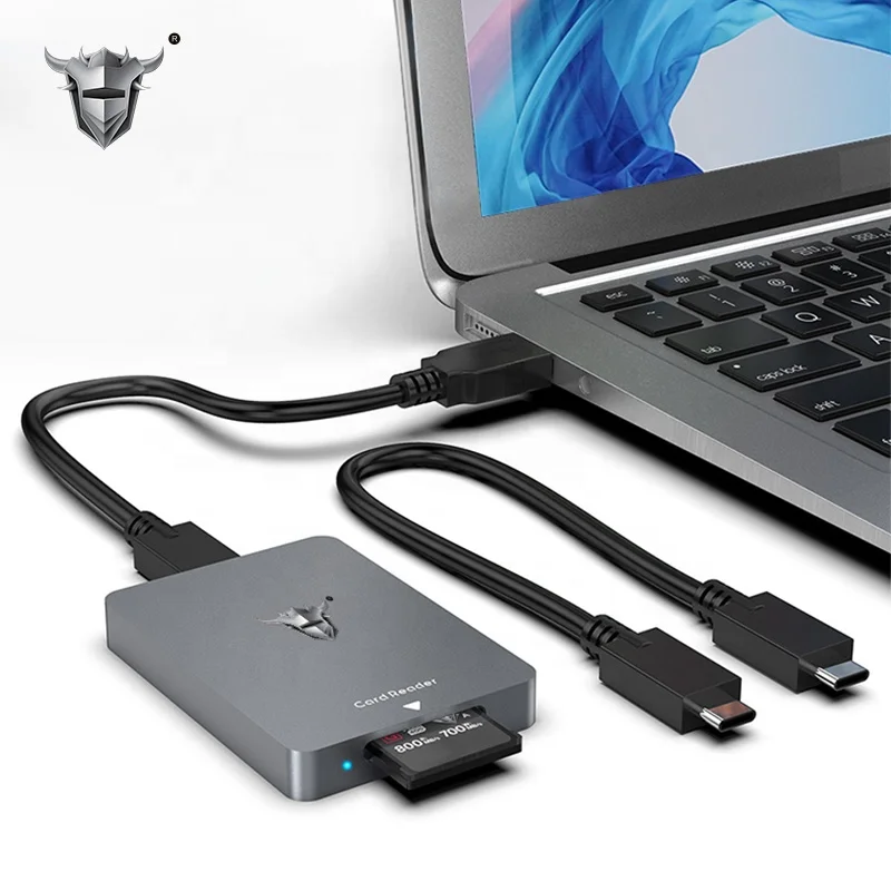Многофункциональный USB 3.1, 2 в 1, слоты для карт памяти Type-C и USB-универсальная камера, кард-ридер для хранения Изображение 3