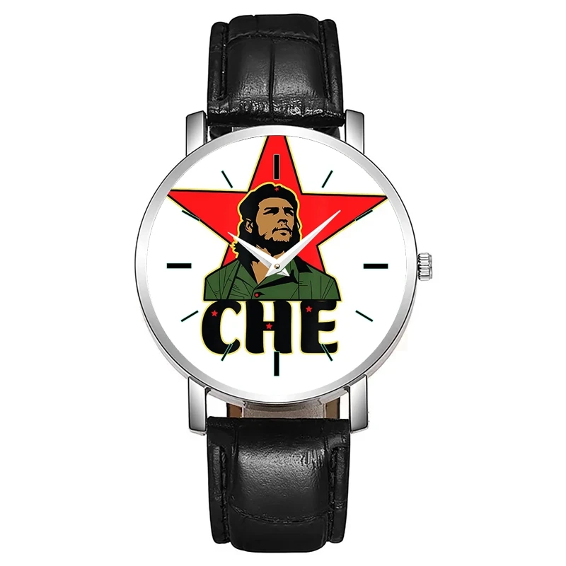 Кожаный ремешок для кварцевых часов Che Guevara Изображение 0