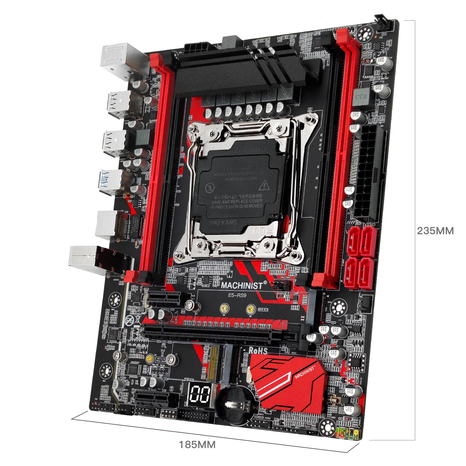 Материнская Плата MACHINIST RS9 X99 С Комплектом Xeon E5 2650 V3 CPU 2x8GB = 16GB DDR4 2666MHz RAM Memory LGA 2011-3 Combo ATX NVME M.2 Изображение 2